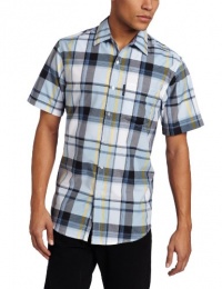 ecko unltd. Men's Yarn Dye Short Sleeve Woven