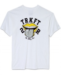 A cheeky graphic gives your weekend a kick with this graphic tee from Trukfit.