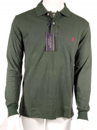 Polo Ralph Lauren Men's Classic-Fit Long-Sleeved Polo Shirt - Northwest Pine - Medium