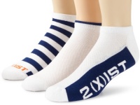 2(x)ist Men's 3 Pack No Show Fashion Socks