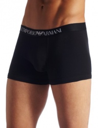 Emporio Armani Men's Cotton Stretch Boxer Brief, Black, Medium