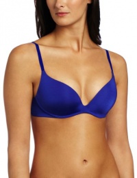 Calvin Klein Women's Push Positive Push Up Bra, Blue Royale, 36C