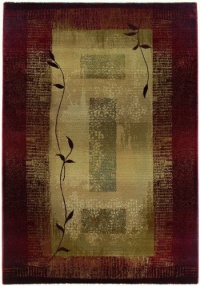 Sphinx by Oriental Weavers Generations 544X Vine Area Rug - Red Size - 2.3 x 4.5 ft.