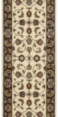 Nourison Zanibar Garden Navy 2.3-Feet by 8-Feet Polyacrylic Runner Rug