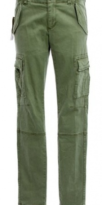 Denim And Supply By Ralph Lauren Green Stretch Cargo Printed Skinny Jean 31