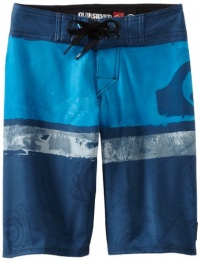 Quiksilver Boys 8-20 Cypher Kelly Nomad Boardshort, Vintage Blue, 24