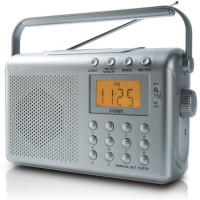 Coby CX789 DDigital AM/FM/NOAA Radio with Dual Alarms