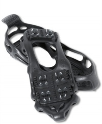 Slip on these ice shoe grippers by Travel Gear onto your shoes to prevent yourself from skidding on the ice.