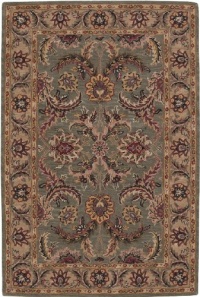 Nourison Rugs India House Collection IH18 Green Rectangle 3'6 x 5'6 Area Rug