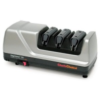 Chef's Choice 120 Diamond Hone 3-Stage Professional Knife Sharpener, Platinum