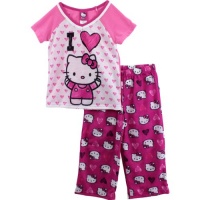 Hello Kitty I Heart Kitty Pink Pajamas 4-10