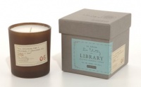 Paddywax Library Collection Leo Tolstoy 9-Ounce Glass Candle, Black Plum, Persimmon, Oakmoss