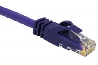 C2G / Cables to Go 27803 Cat6 550 MHz Snagless Patch Cable, Purple (10 Feet)