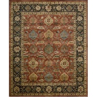 Nourison Rugs Jaipur Collection JA35 Brick Runner 2'4 x 8' Area Rug