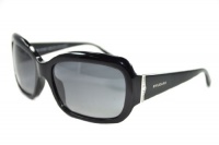 Bulgari Women's 8052b Black Frame/Grey Gradient Polarized Lens Plastic Sunglasses