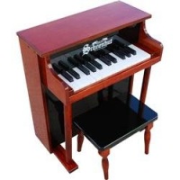 25 Key Traditional Spinet Mahogany & Black