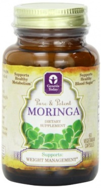 Genesis Today-  Moringa-800mg, 60 Vegetarian Capsules, 100% Pure Moringa Oleifera , As Seen On The View and Recommended Dr. Lindsey Duncan