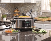 Hamilton Beach 33969 Set and Forget 6-Quart Slow Cooker