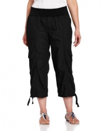 Calvin Klein Performance Women's Plus-Size Roll Waist Cargo Capri