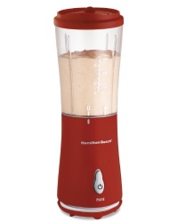 Hamilton Beach 51101R Single-Serve Blender with Travel Lid, Red