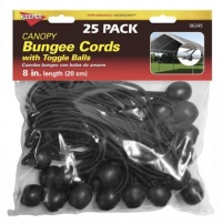 Keeper 6345 8 Canopy Bungee Cord, 25 Pieces