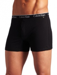 ck one Men's Cotton Slim Fit Boxer, Black, Medium