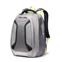 Samsonite Luggage Vizair Laptop Backpack, Gunmetal/Volt Green, 17 Inch