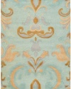 Area Rug 5x8 Rectangle Contemporary Light Blue - Multi Color Color - Safavieh Soho Rug from RugPal