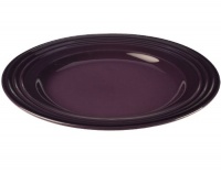 Le Creuset Stoneware 12-Inch Dinner Plate, Cassis