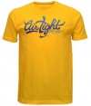 Nike Men's Air Tight & Outta Sight Casual T-Shirt Yellow