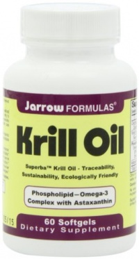 Jarrow Formulations Krill Oil, 60 Softgels