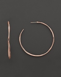 From the Rosé collection, #4 hoop earrings. Designed by Ippolita.