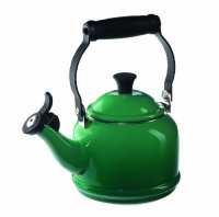 Le Creuset Enameled Steel 1-1/4-Quart Demi Tea Kettle, Fennel