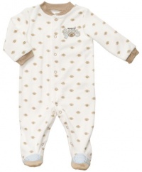 Carter's Terry Snap - Whiteball Print-6M