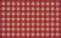 Karastan French Check Collection Red Check 5'8 X 8'9