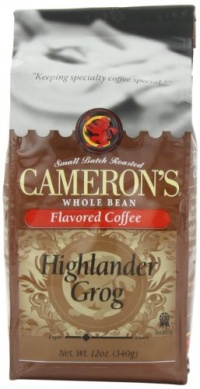 CAMERON'S Whole Bean Coffee, Highlander Grog, 12-Ounce