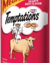 Whiskas Temptations Tartar Control Tasty Hearty Beef Treats for Cats, 6.3-Ounce Pouches (Pack of 10)