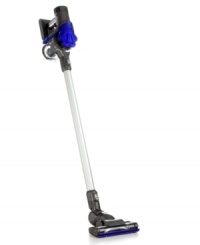 Cord-free power that tackles every type of floor and every type of dirt. Powered by a digital motor for an efficiency that is three times faster than your conventional cleaner with Dyson's infamous Root Cyclone™ technology for long-lasting suction that never fades or weakens. Adjustable settings let you choose different cleaning modes to take out ground-in carpet dirt, smudges on hard floors and hidden grime in hard-to-reach gaps. 2-year warranty. Model DC35.