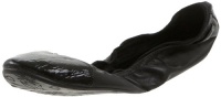 Ballasox by Corso Como Women's Finch Ballet Flat, Black Suflair/Black Crinkled Patent, 6 M US