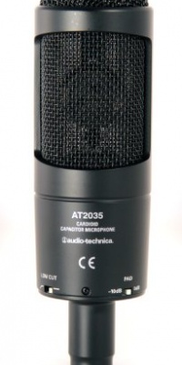 Audio-Technica AT2035 Large Diaphragm Studio Condenser Microphone