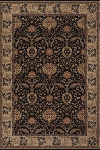 Couristan 6384/3363 Everest Herati Palm/Midnight 7-Feet 10-Inch by 11-Feet 2-Inch Rug