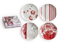 Rosanna French Linens Salad Plates, Set of 4