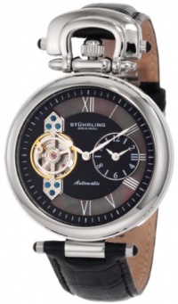 Stuhrling Original Men's 127.33151 Special Reserve Emperor Automatic Skeleton Dual-Time Zone Watch