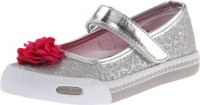 Stride Rite Chloe Sneaker (Toddler/Little kid/Big kid),Silver,9 M US Toddler