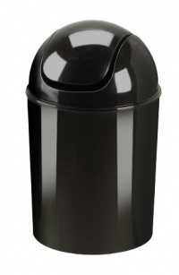 Umbra Mini Recycled Polypropylene Waste Can, Black