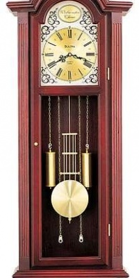 Bulova 40 Tatianna Cheryy Wood Wall Clock - C3381