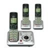 VTech CS6429-3 DECT 6.0 Cordless Phone, Silver/Black, 3 Handsets