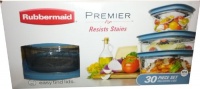 Rubbermaid Premier - 30 PCs Set Resists Stains Incl. Easy Find Lids - BPA Free 2012 Newest Model