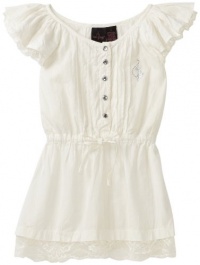 Baby Phat - Kids Girls 7-16 Tunic Top, Cream, Medium