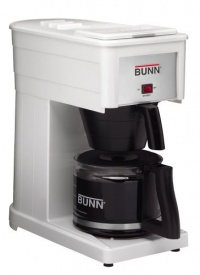 BUNN GRW Velocity Brew 10-Cup Home Coffee Brewer, White